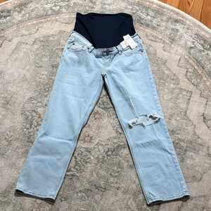 NWT Abercrombie & Fitch Light Blue Maternity Jeans